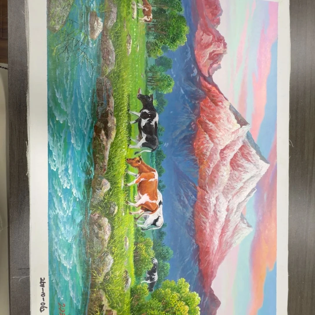 油画加油加油努力加油努力