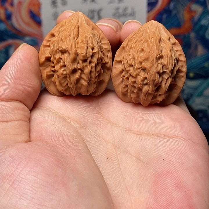 把件文玩核桃32七步沟417