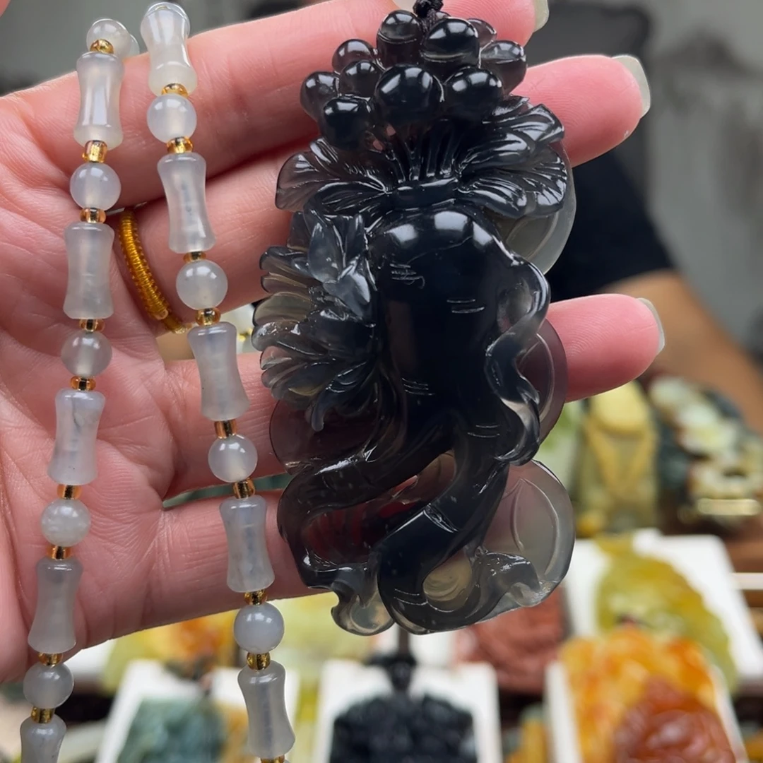 岫玉未镶嵌挂件挂件