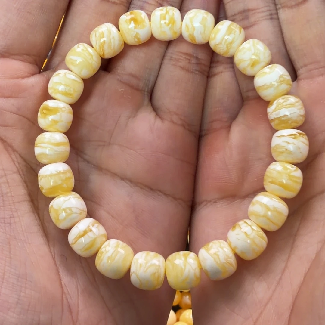 琥珀未镶嵌珠宝奇石10mm同料