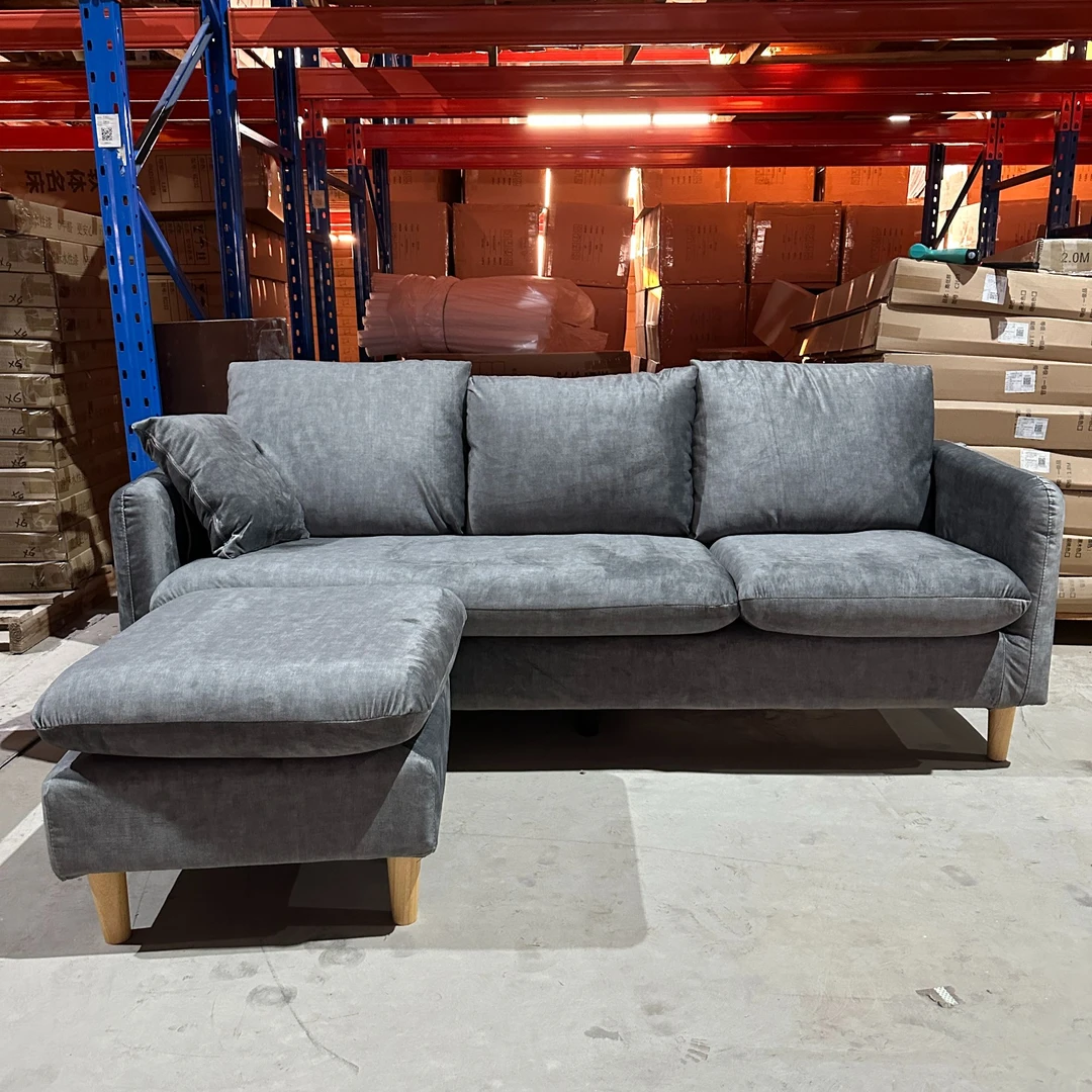 布艺沙发现代简约小户型客厅卧室小型双人三人座北欧出租房小沙发