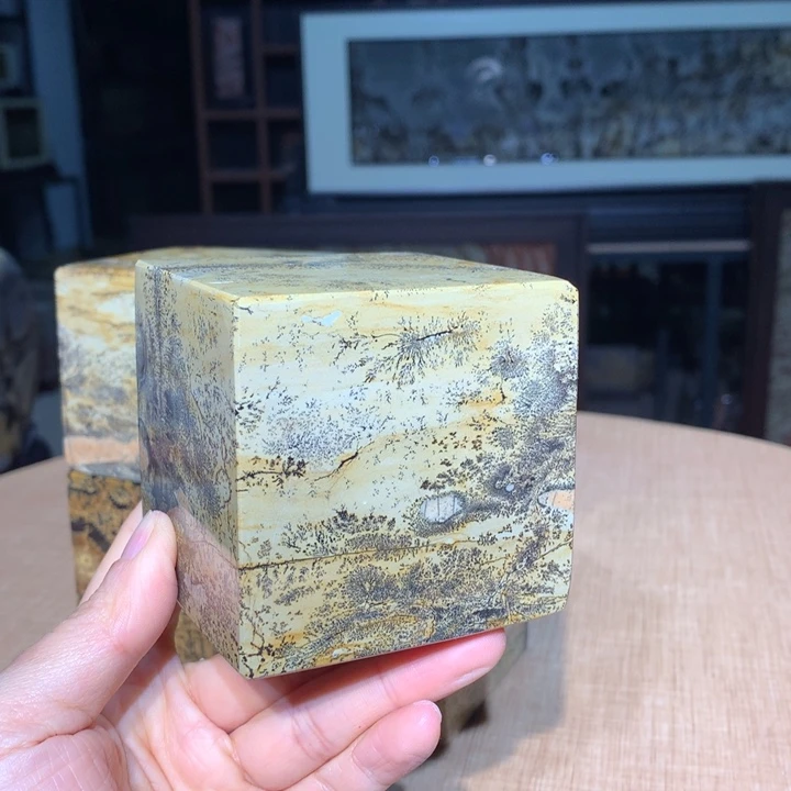 广西国画石摆件，观赏收藏