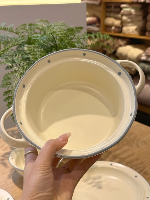 莫点点双耳面碗