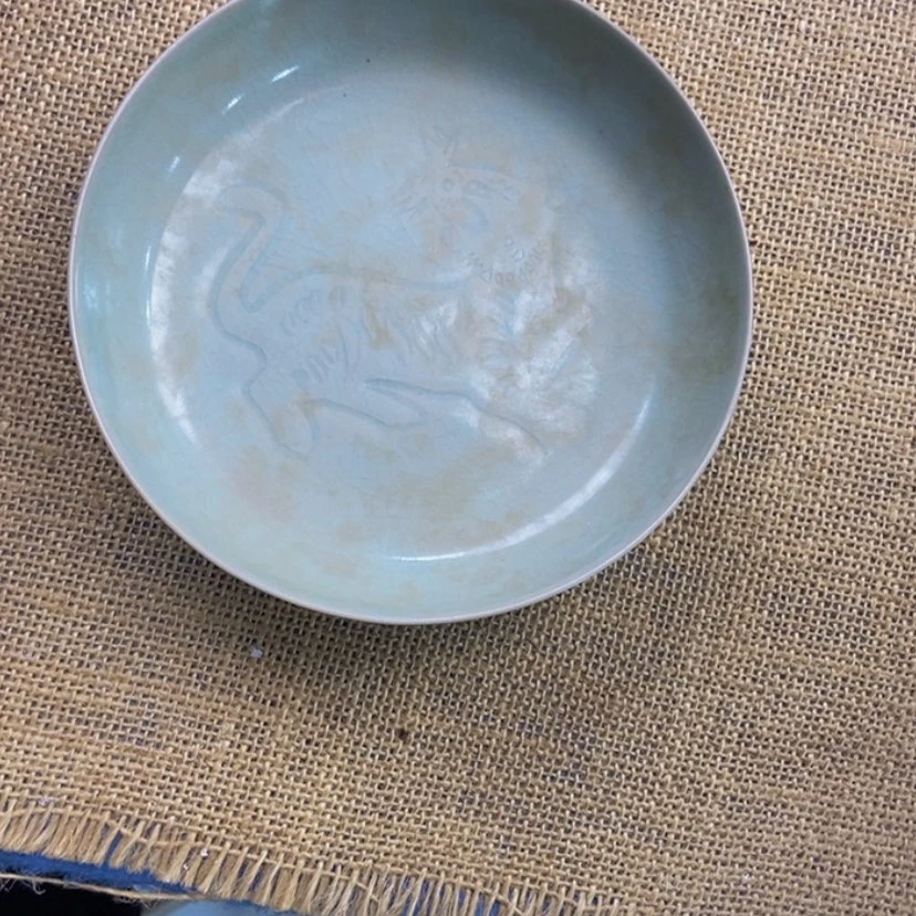 【闪购商品】摆件高古瓷五大名窑开**刻