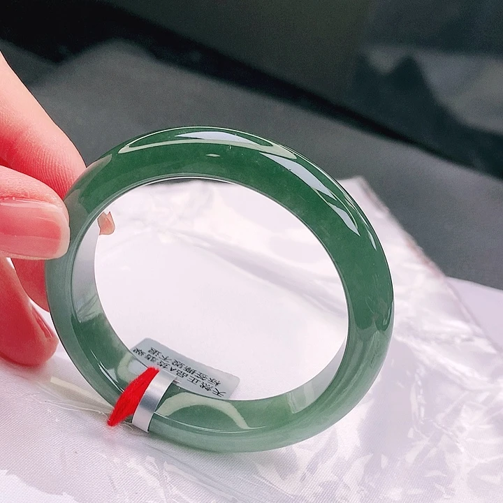 翡翠未镶嵌手镯缅甸天然a货翡翠手镯