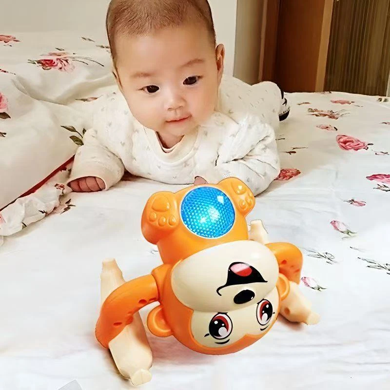 哄娃神器儿童翻滚猴子婴儿玩具6-12月推荐翻跟斗抬头训练婴儿玩具