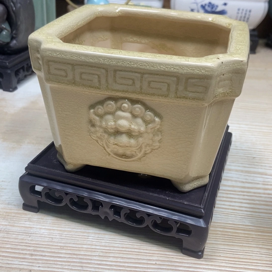 瓷片陶瓷花盆陶瓷艺术
