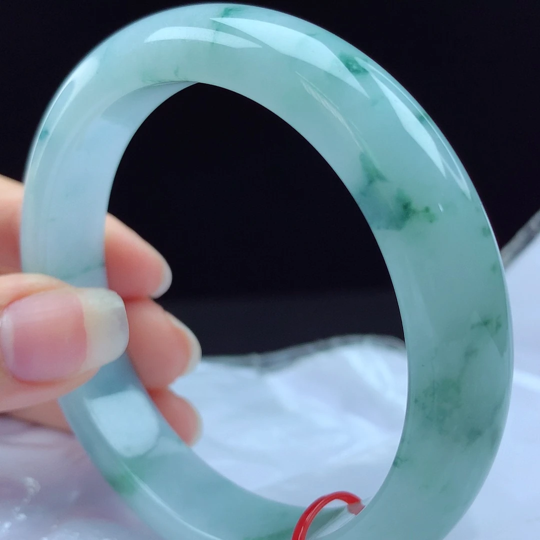 未镶嵌手镯翡翠淡**孟23304，