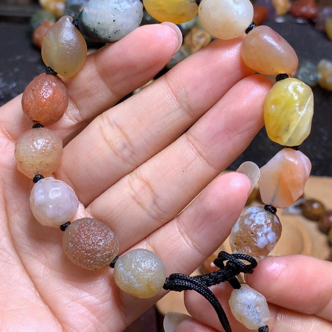 未镶嵌玛瑙/玉髓珠宝半成品