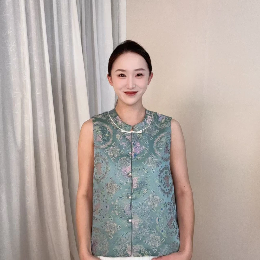 【十二生肖】2025新款新中式国风宋锦马甲DY-166