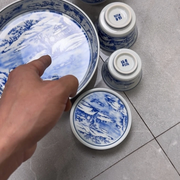 摆件瑞雪兆丰年五件套