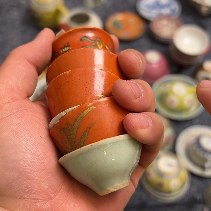 粉彩开门货没问题