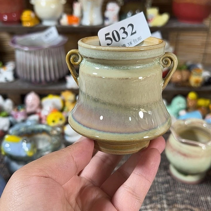 口5高7 手工花盆满30包邮