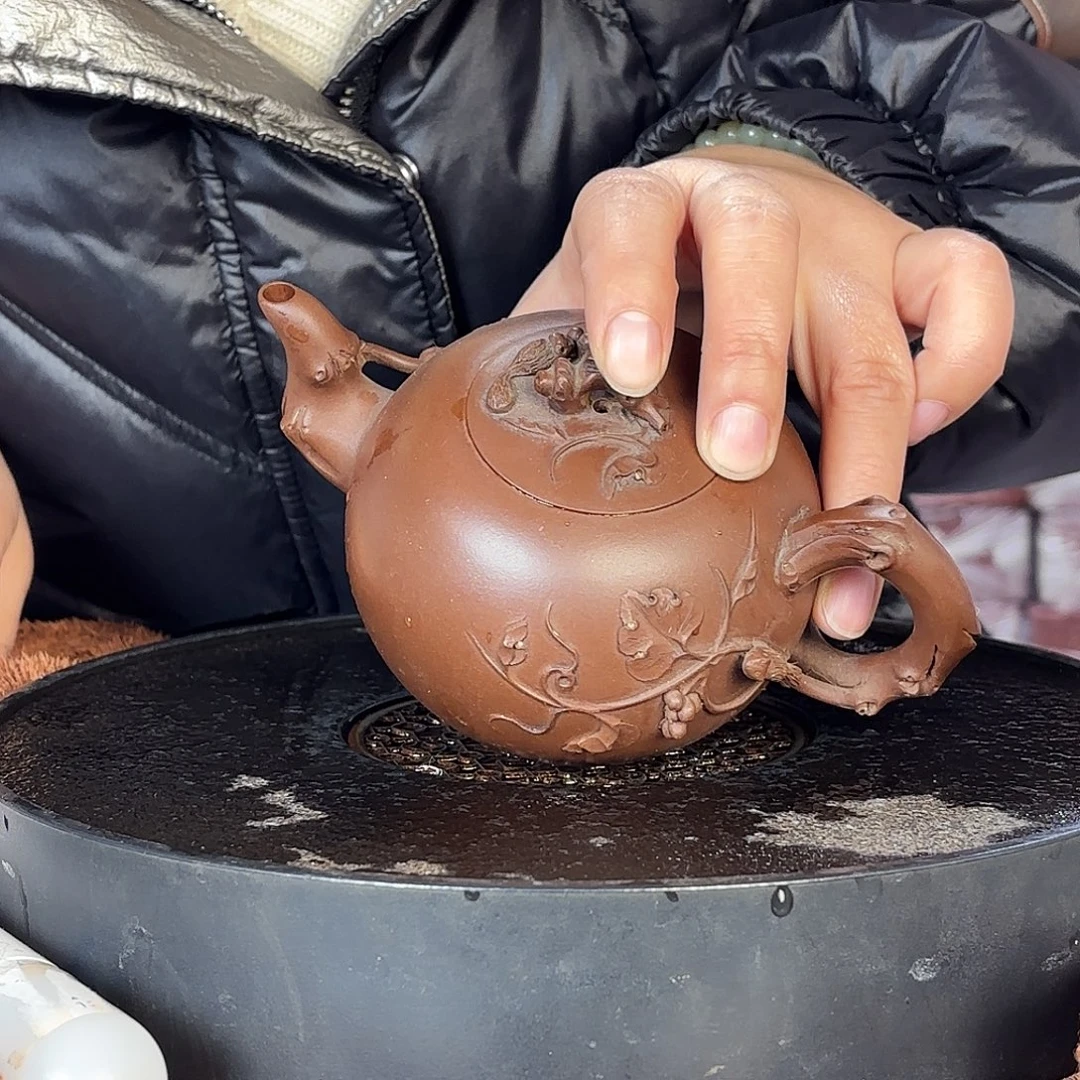 茶壶紫砂原矿紫砂泥料340cc