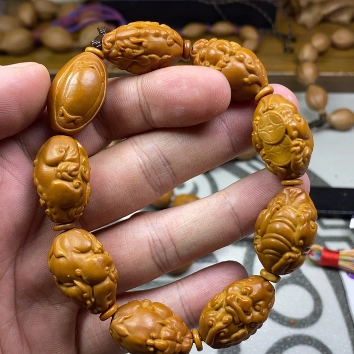 橄榄核手串/手链橄榄核雕工艺手串
