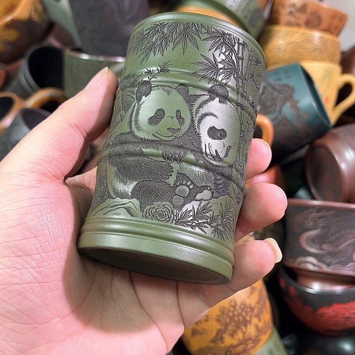 茶杯紫砂全手工紫砂主人杯