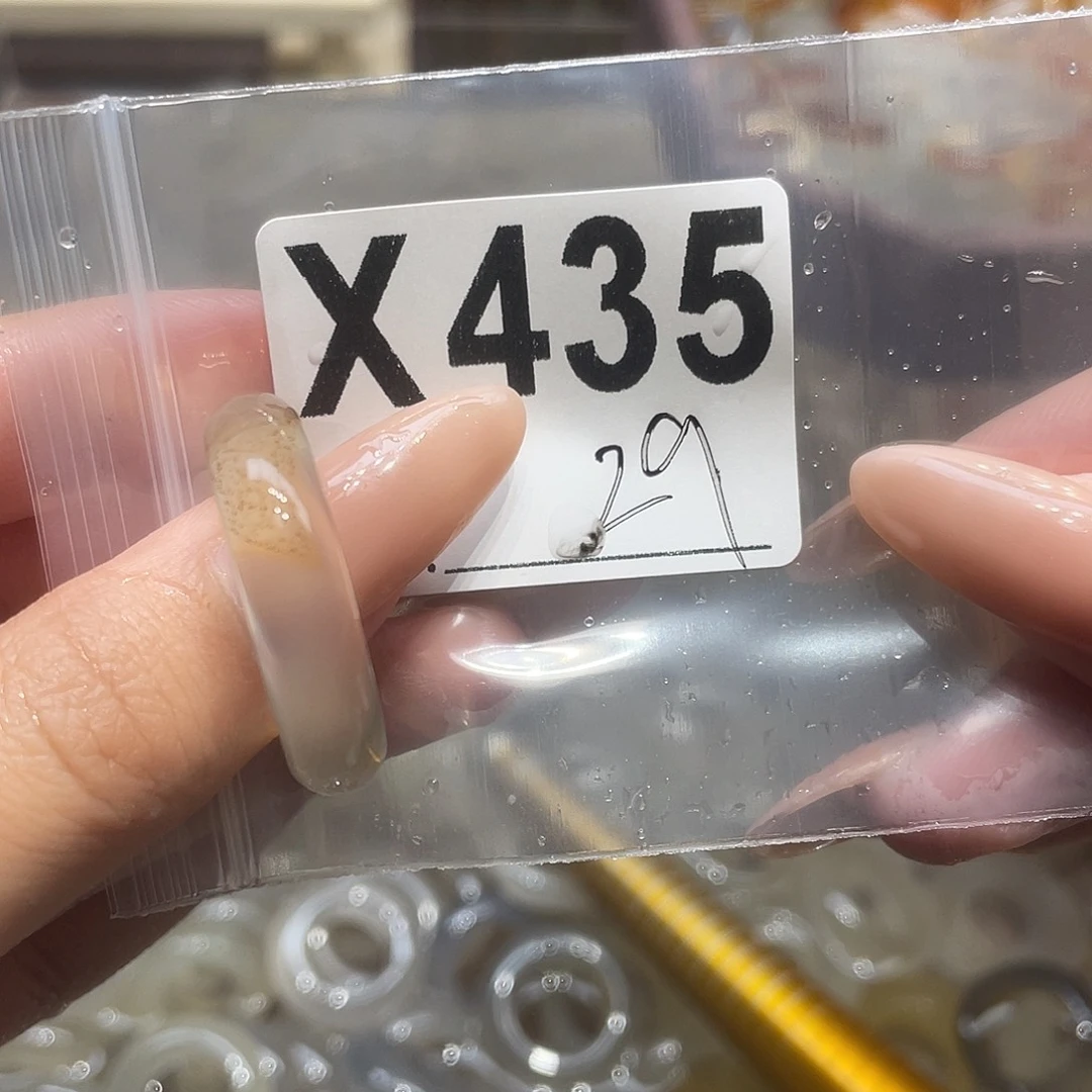 玛瑙/玉髓未镶嵌戒指435