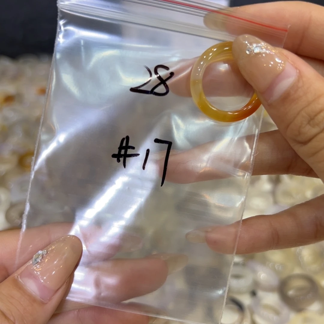 玛瑙/玉髓戒指合金28