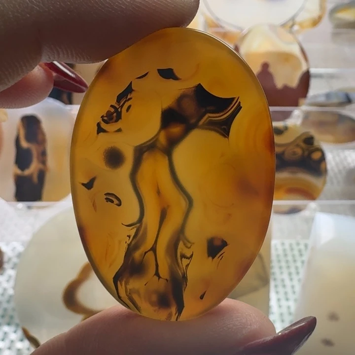 玛瑙/玉髓未镶嵌项链