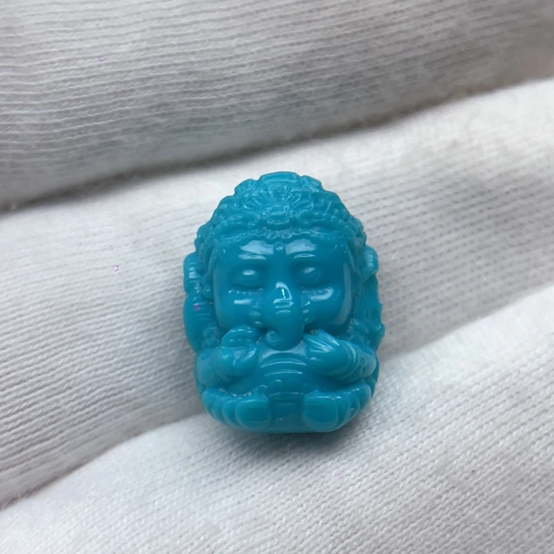 绿松石未镶嵌颈饰卡11.6-15-8.5