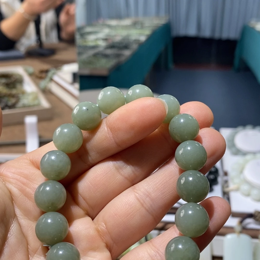 和田玉未镶嵌手链12