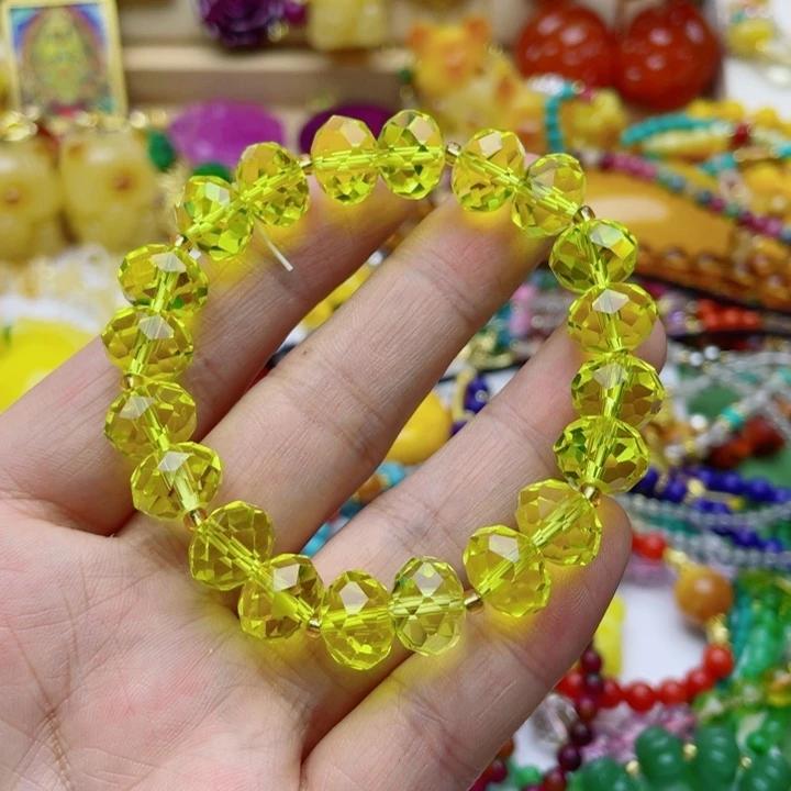 树脂制品49号刻面手串