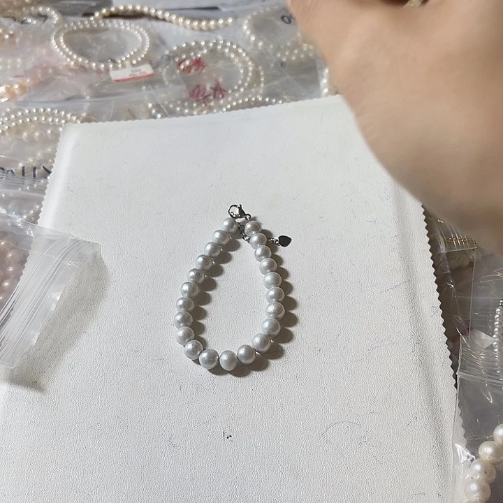 淡水珍珠未镶嵌颈饰00548