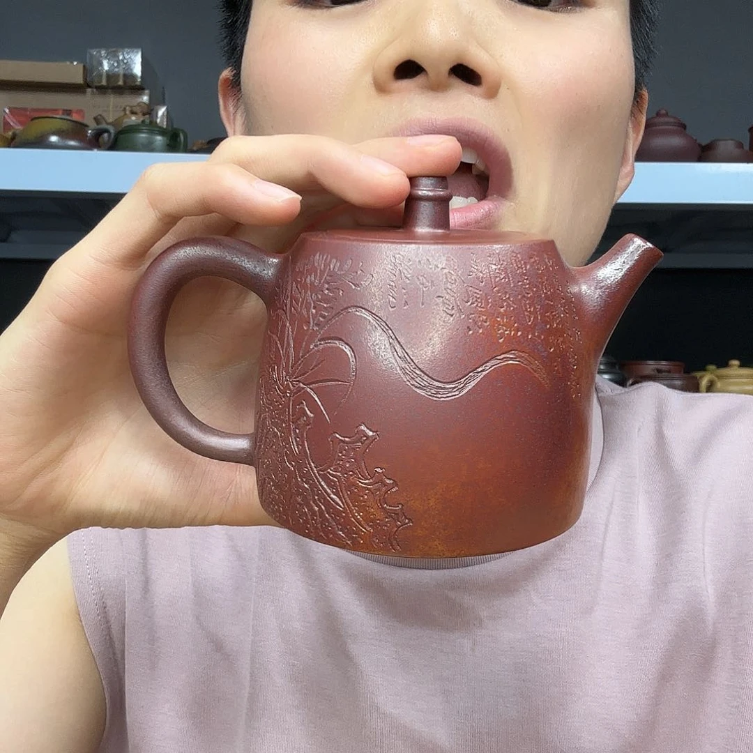 茶壶紫砂民间手艺人全手工制作