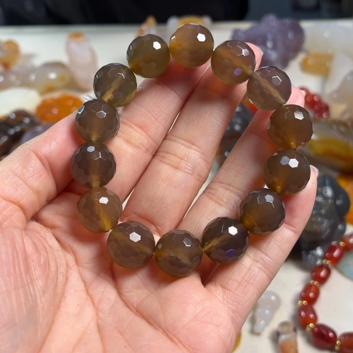 玛瑙/玉髓未镶嵌吊坠(不含链)