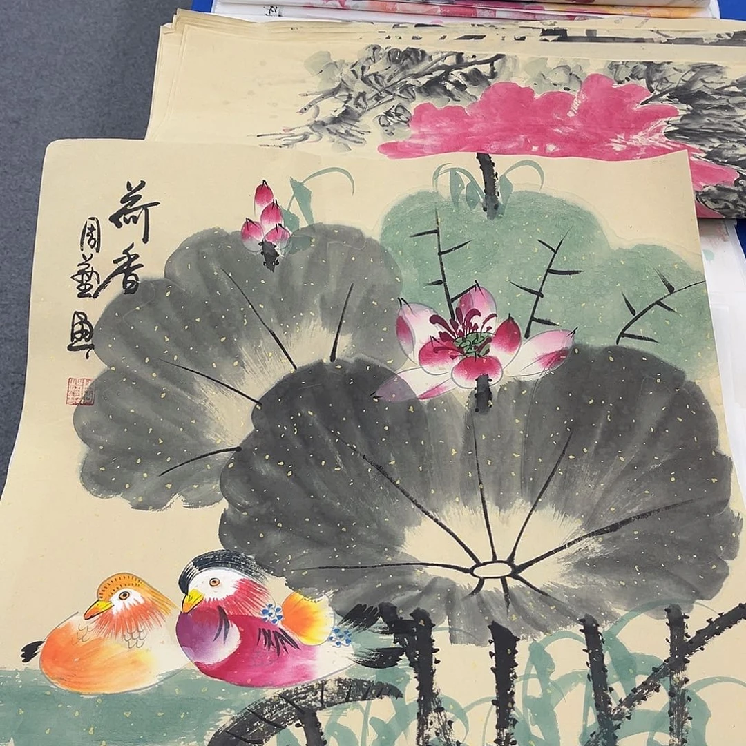 国画纯手绘作品欣赏