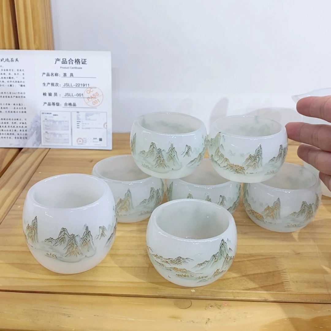 手工艺品琉璃千里客杯6 主人杯1