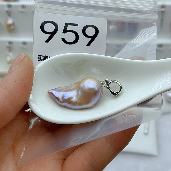 淡水珍珠颈饰银S925镶嵌