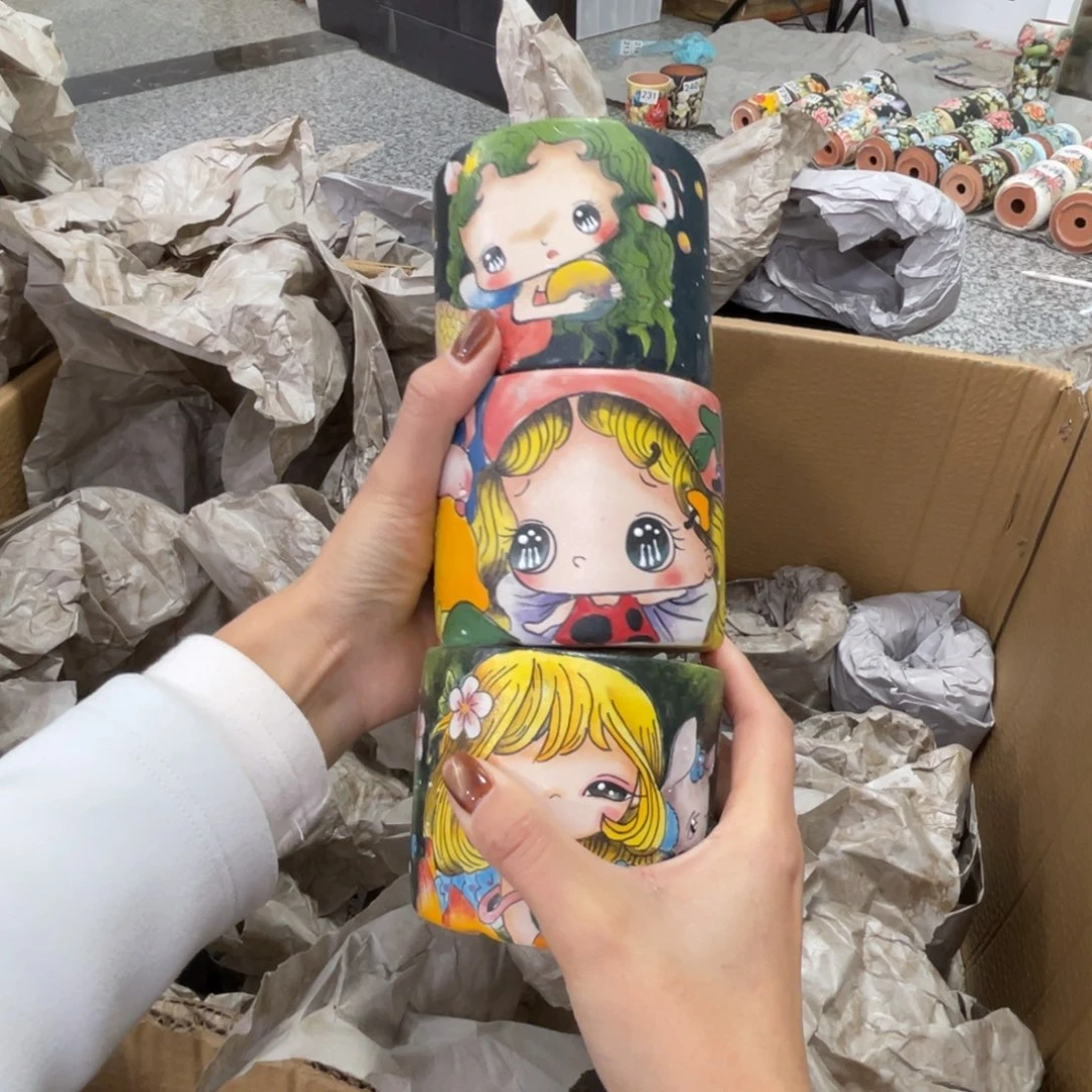 ****啰沐雨卡通3个默认微瑕不退换