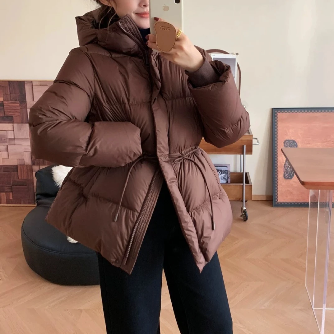 【刘噗噗】 将质感揉进烟火里～欧货爆款收腰羽羽外套yml22115