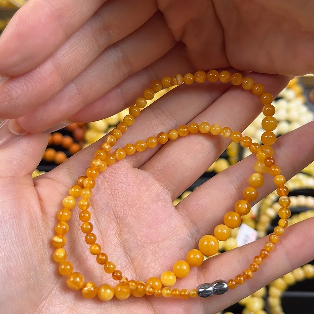 未镶嵌琥珀裸石丹麦妖花蜡孤品