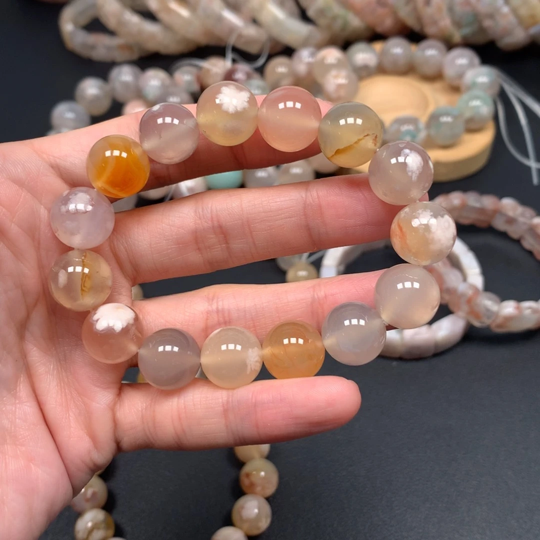 石英质玉手链未镶嵌啊***觉