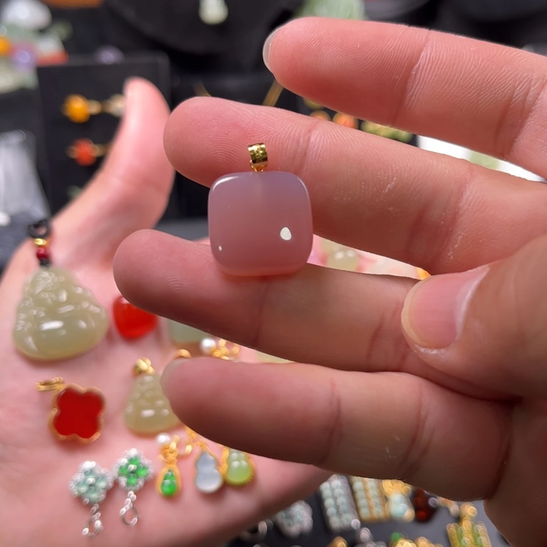 银S925镶嵌颈饰玛瑙/玉髓