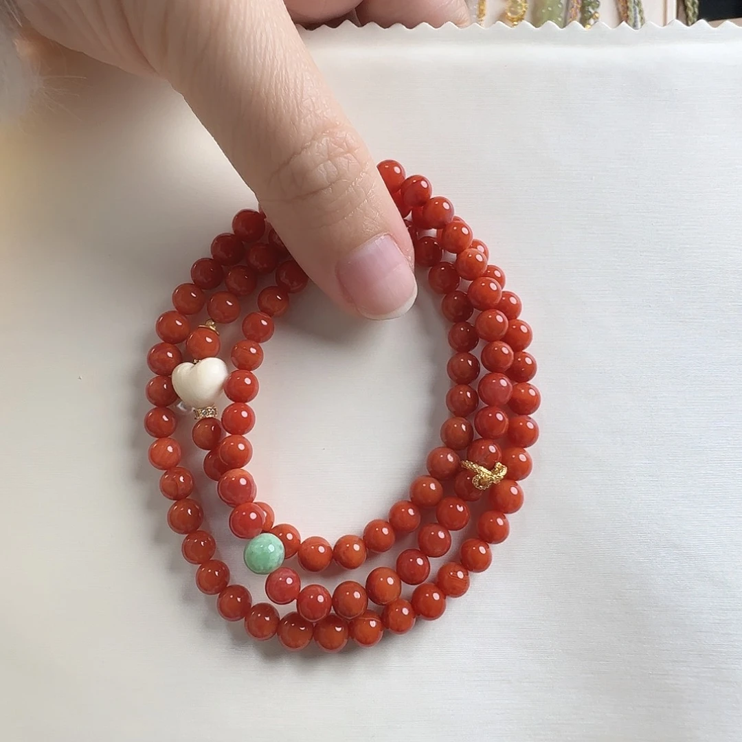 南红玛瑙颈饰未镶嵌柒*