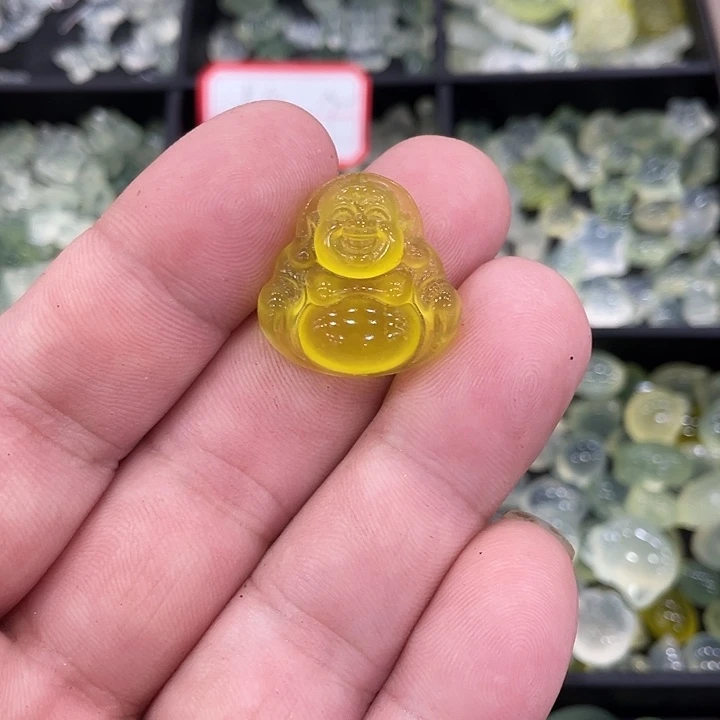 蛇纹石玉合金颈饰