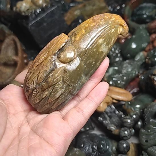 岫岩河磨玉（透闪石质玉）未镶嵌挂件