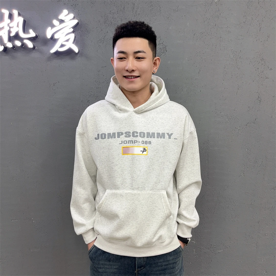 加绒冬季新款连帽卫衣款号28Y1976
