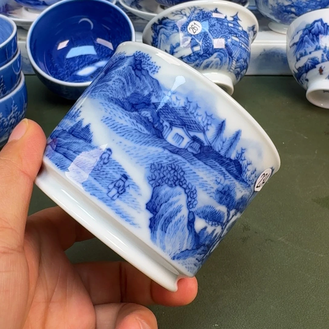 陶景德镇纯手绘茶具圆圆234