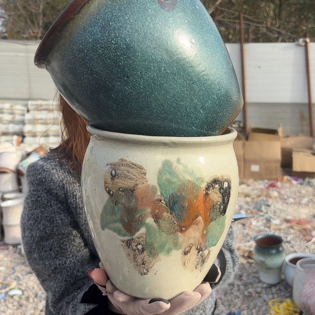 口径18高度20两个颜色瑕疵