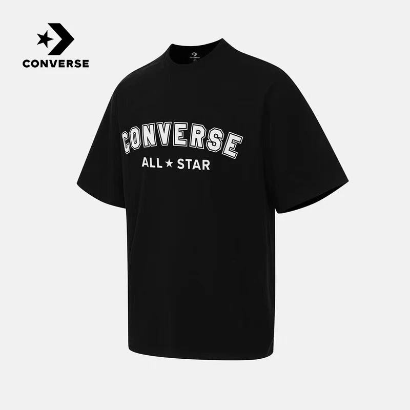 Converse/匡威男女同款圆领宽松透气运动短袖T恤UCJ640-001