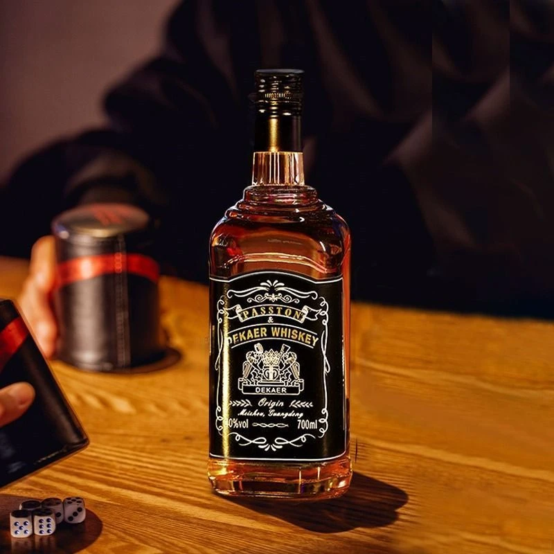 苏格兰原酒进口40°方瓶威士忌700ml洋酒调配可乐桶洋酒正牌真品