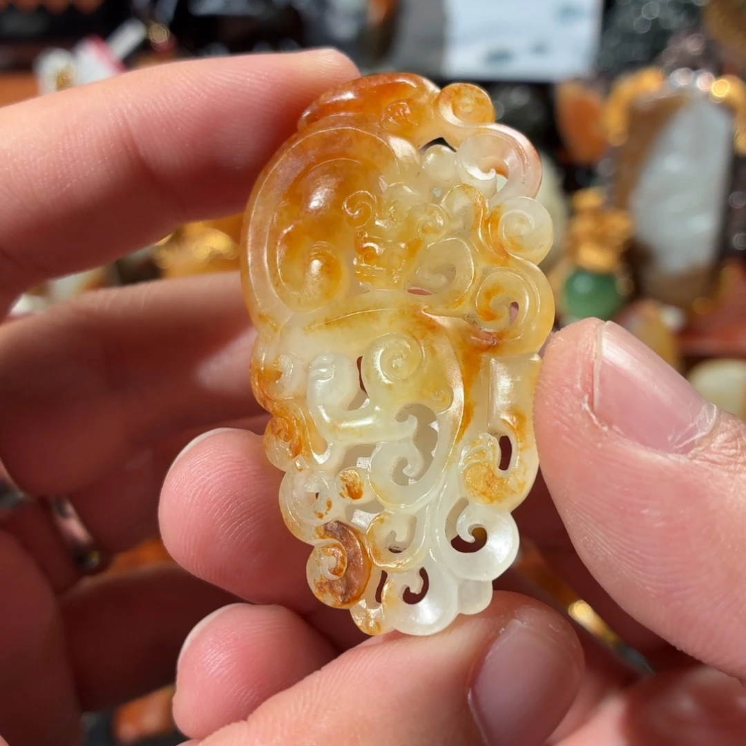 和田玉（子料）未镶嵌颈饰17.1g