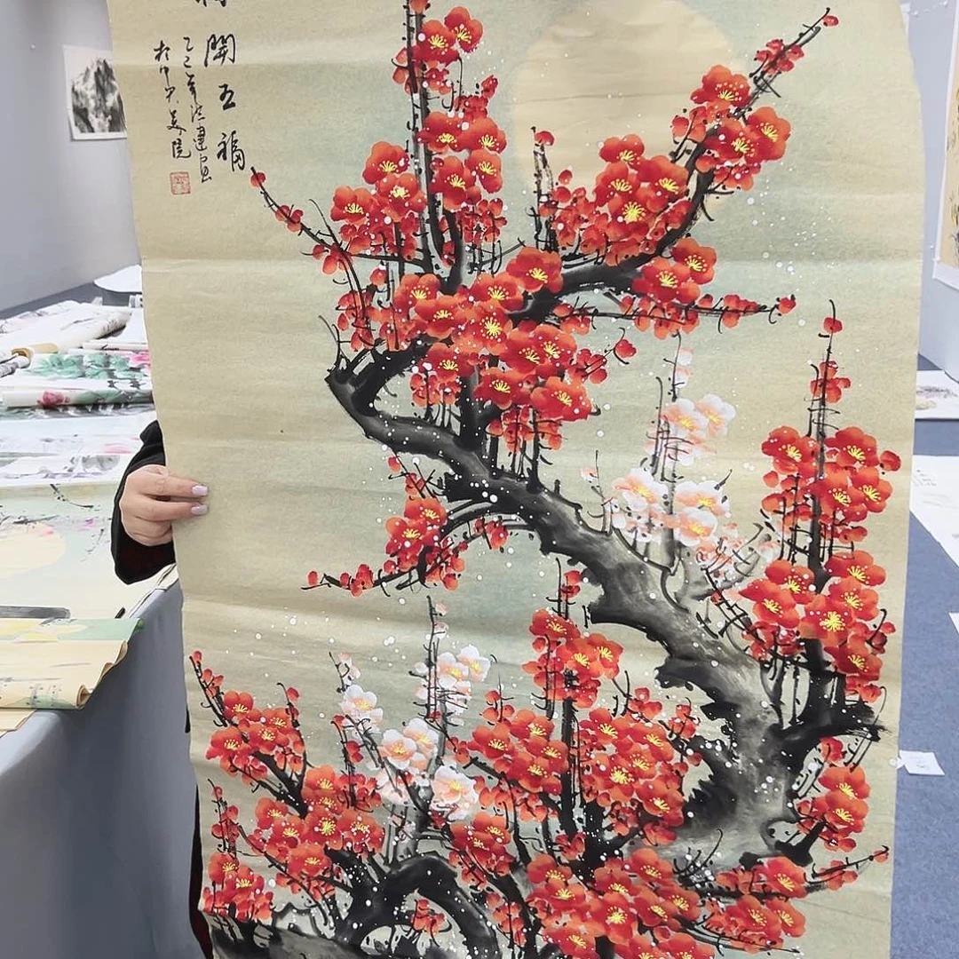 国画国画作品纯手绘制作品