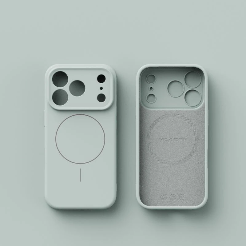 臻品液态硅胶适用苹果17promax手机壳细圈磁吸16/15pro全包防摔壳