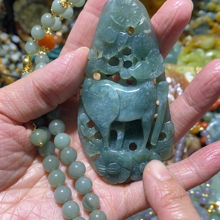 岫玉岫玉吊坠未镶嵌