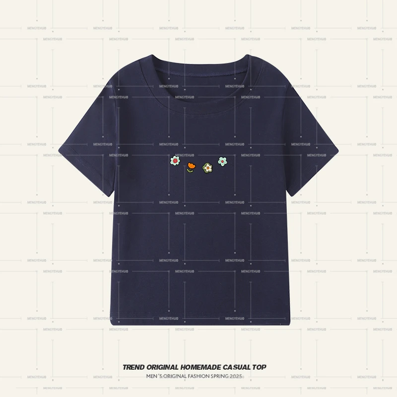 【T恤系列】小.花香 正肩有质感 休闲显瘦 百搭高级T恤 soinku